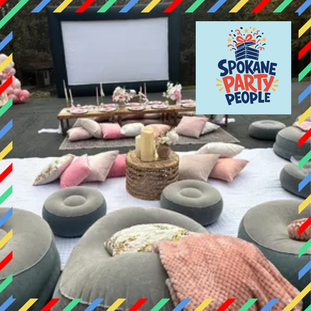 Backyard Movie Theater rental supplies