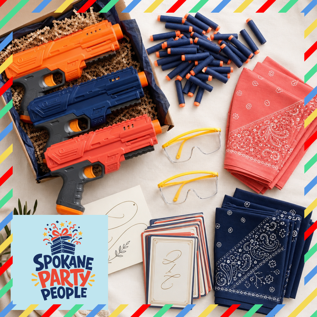 Dart Drop foam-dart party crate supplies