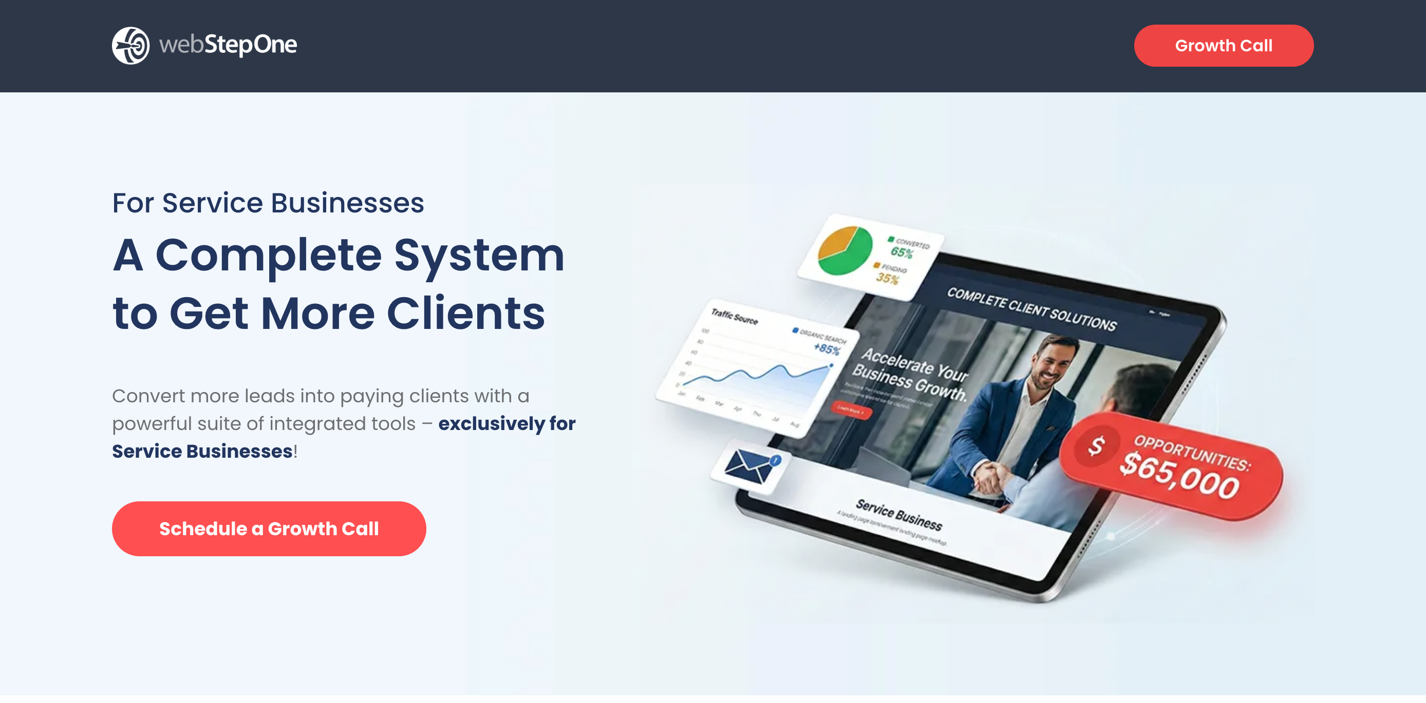 clientpoint | we make it easy for people to do... A Complete System To Get More Clients for Service Businesses