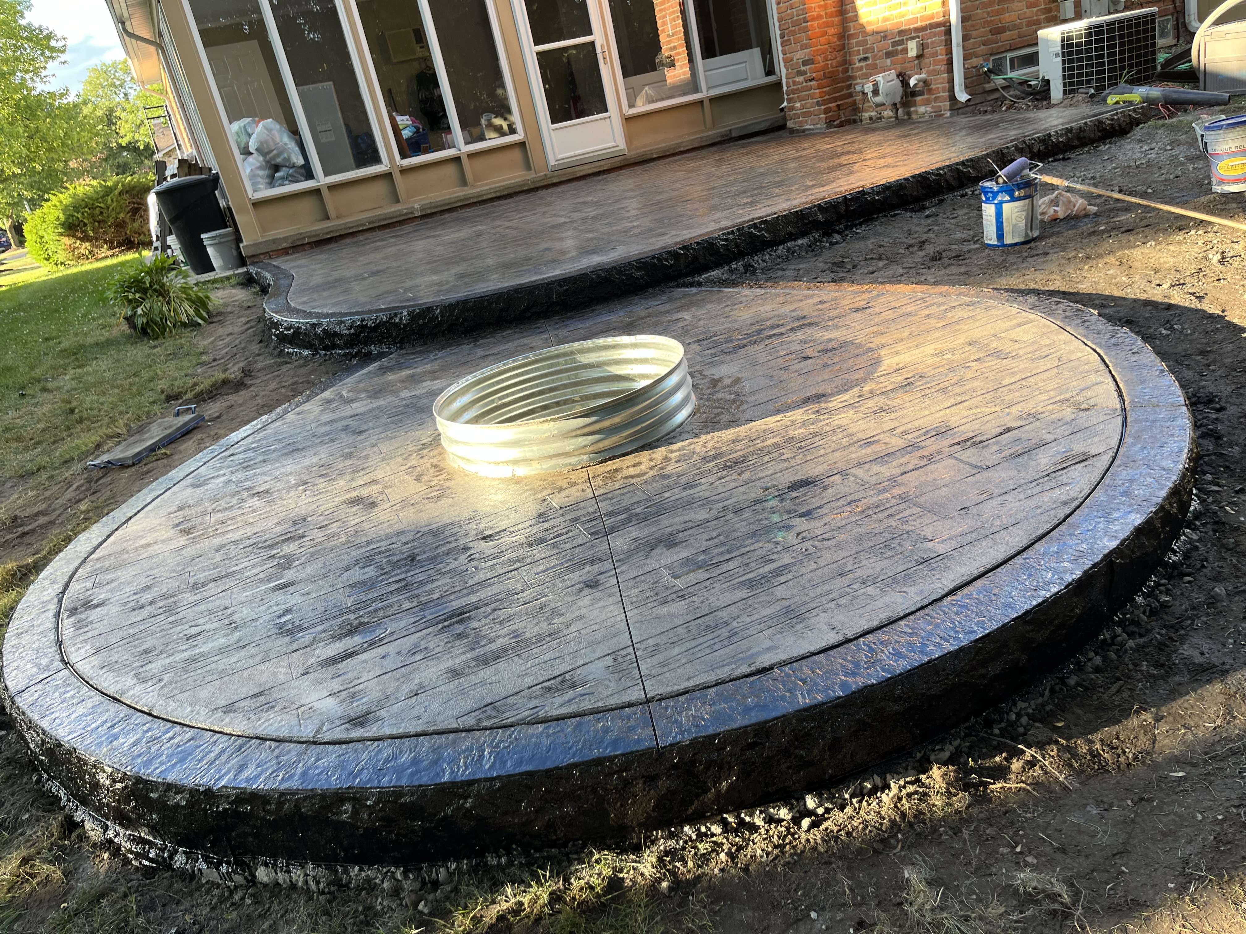 Decorative Stamped Concrete Patios in Ann Arbor MI