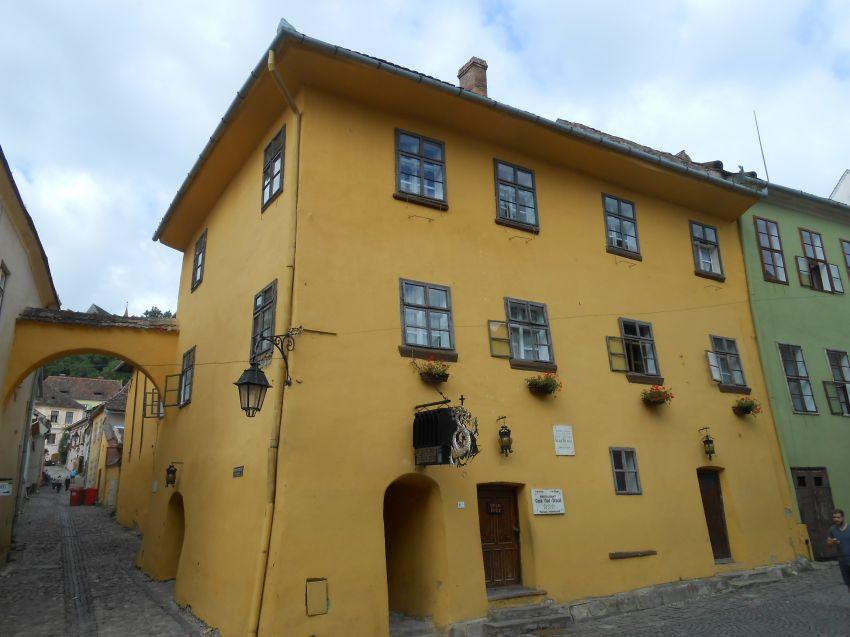 Medieval Sighișoara evening atmosphere