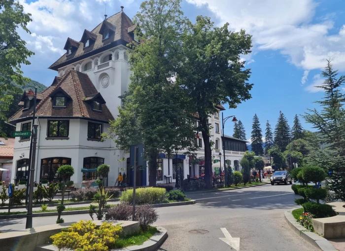 Transylvania farewell mountain town view