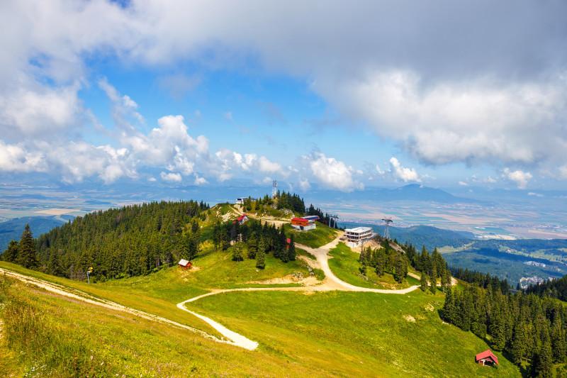 Bran Village or mountain view near Bran Castle