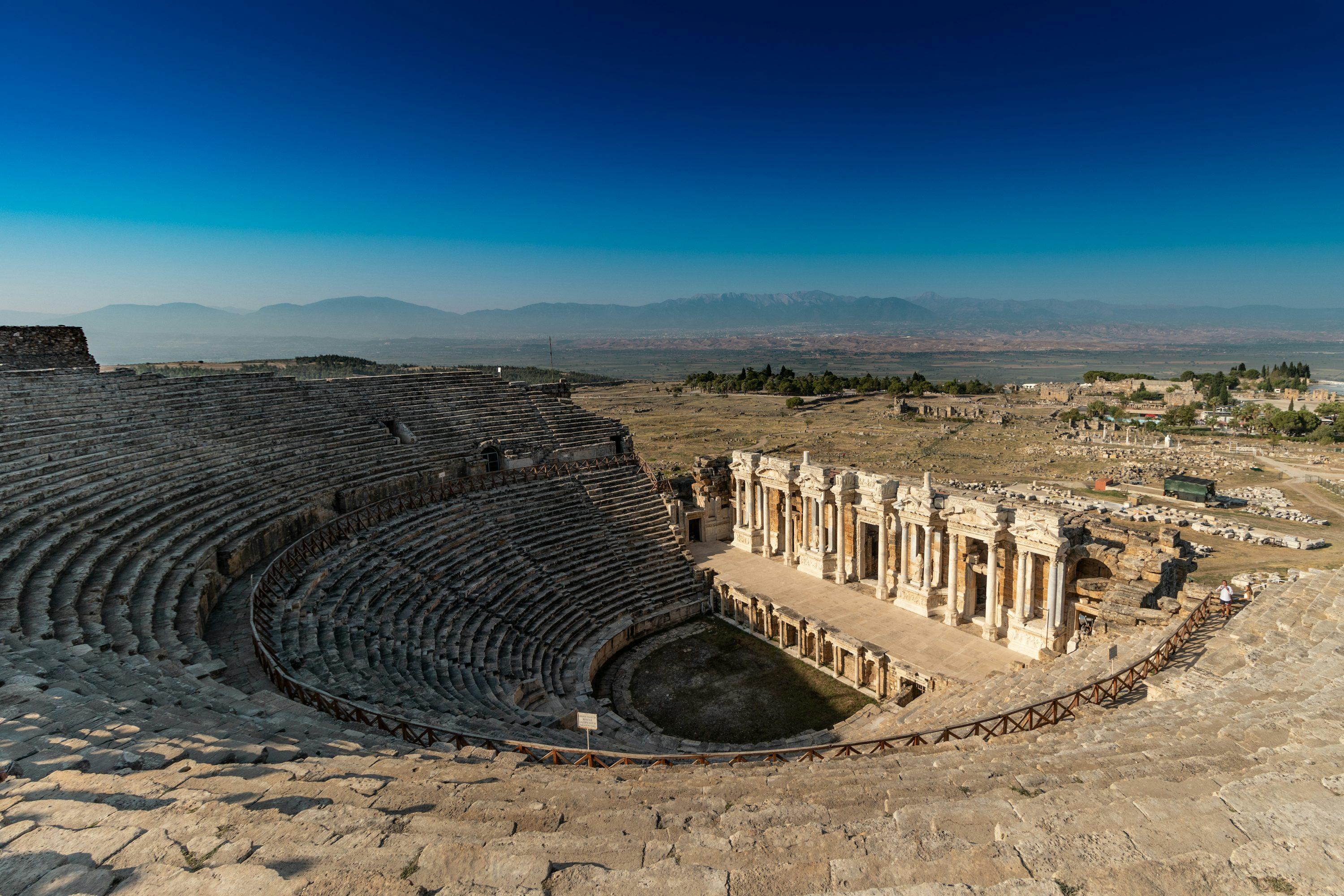 Ancient stone ruins at Hierapolis