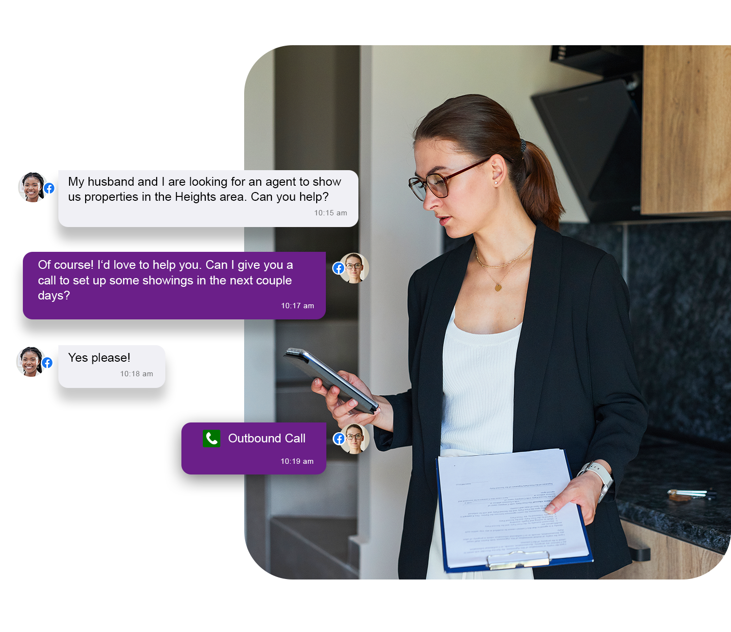 Kaptiva Pro real estate agents