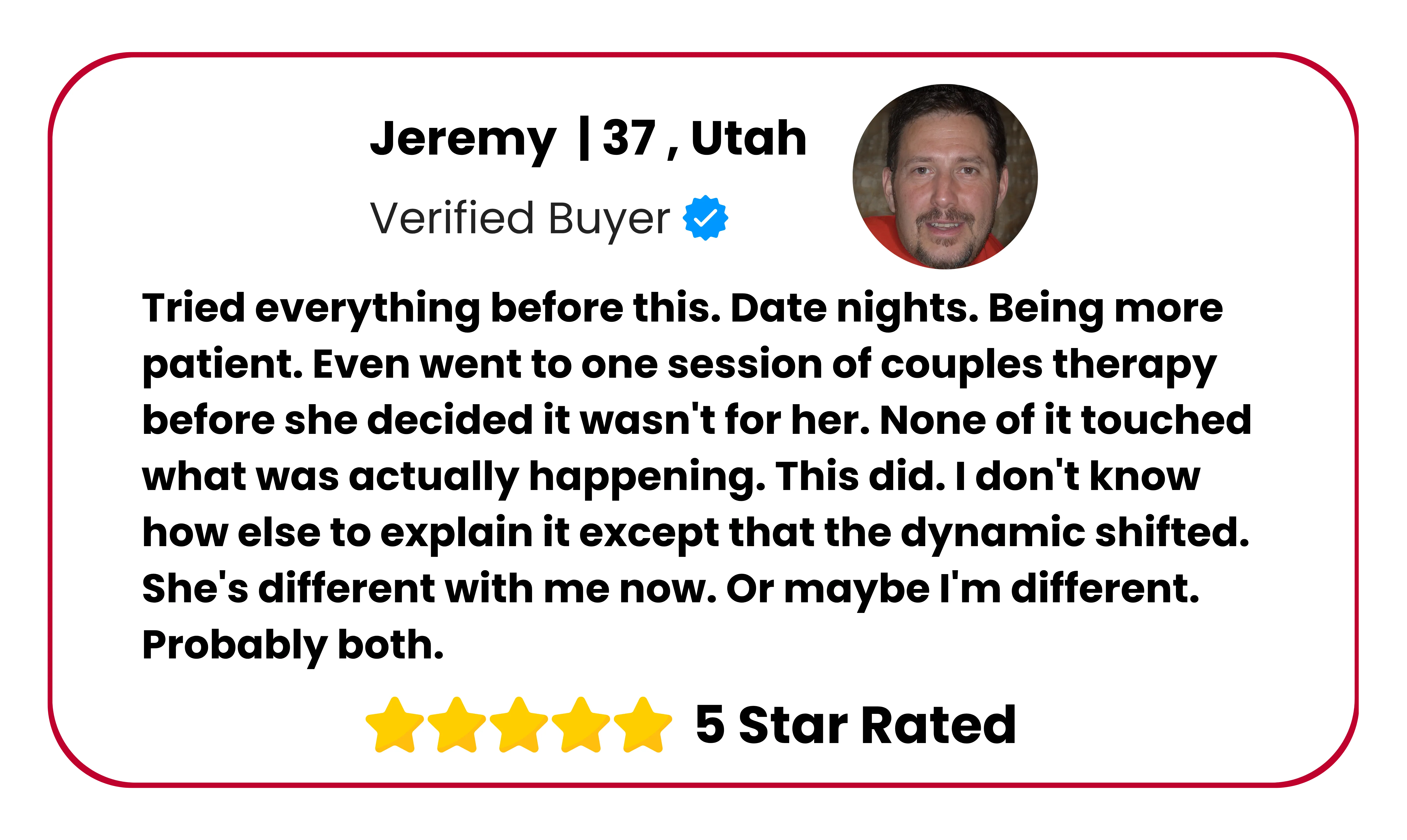 Customer Review — Jeremy