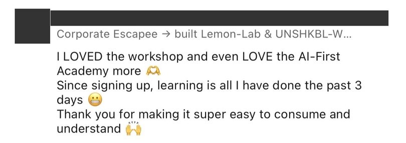 Ica Van Eeden on LinkedIn: loved the workshop and loves the AI-First Academy more