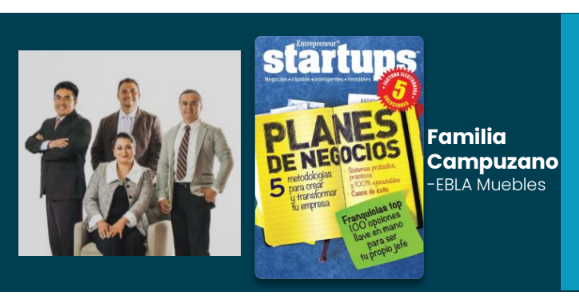 Familia Campuzano publicada en Startups