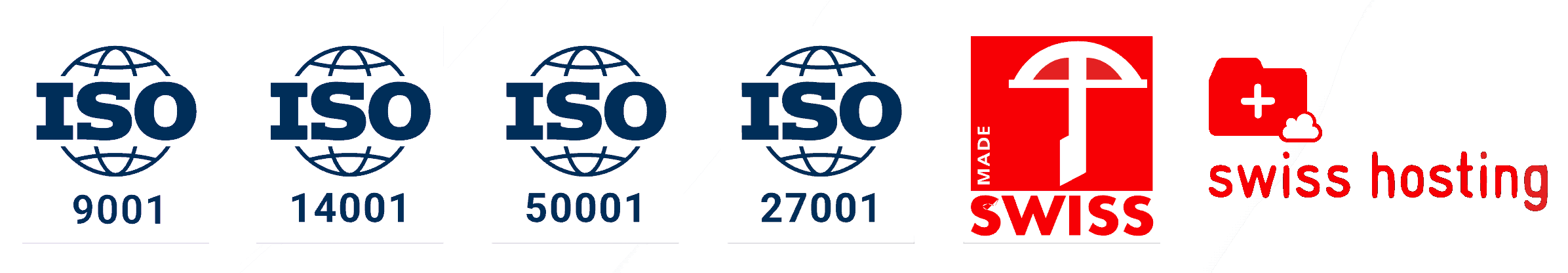 Certifications ISO 9001, 14001, 50001, 27001 - Swiss Made - Swiss Hosting