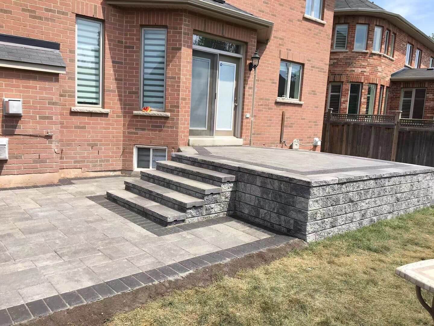 Hardscaping project