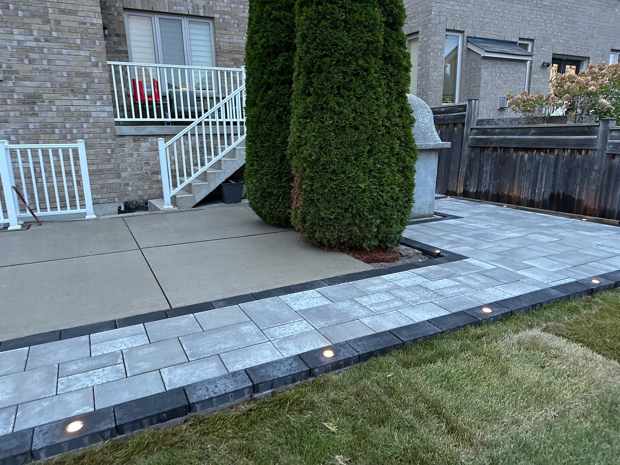 Hardscaping project