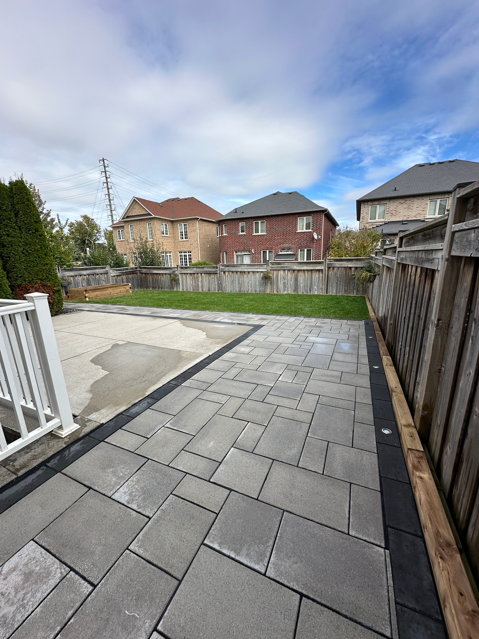 Hardscaping project