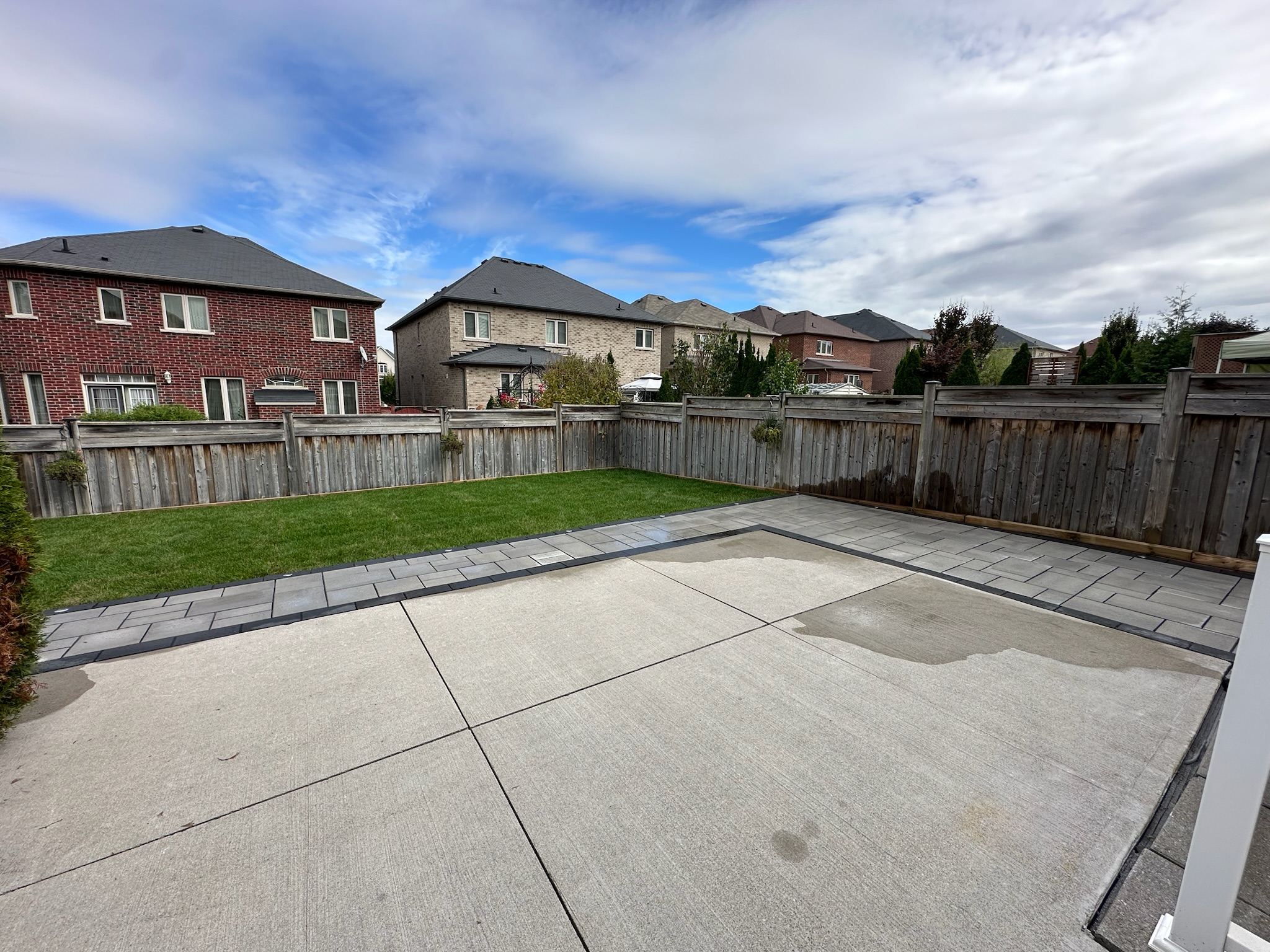 Hardscaping project