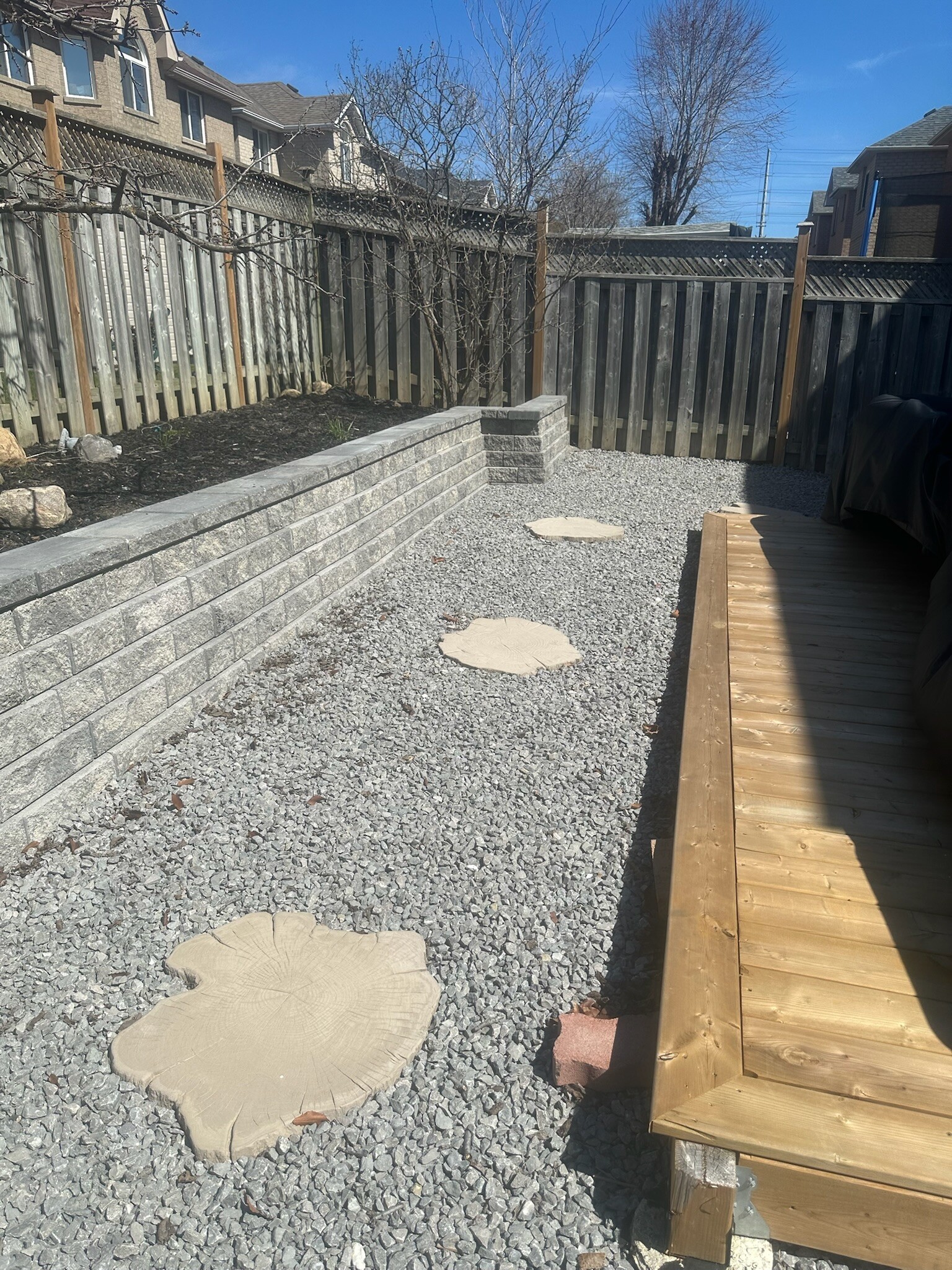 Hardscaping project