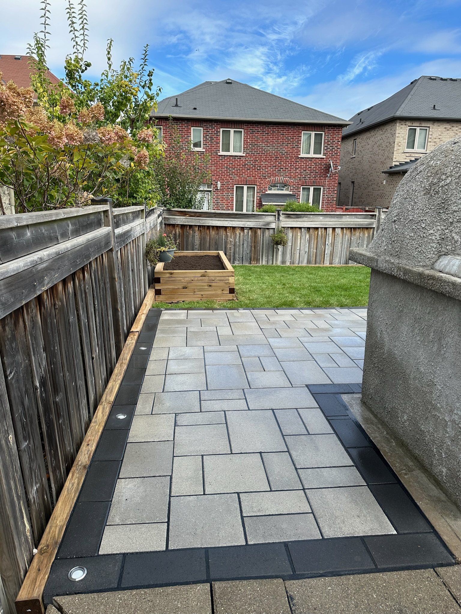 Hardscaping project