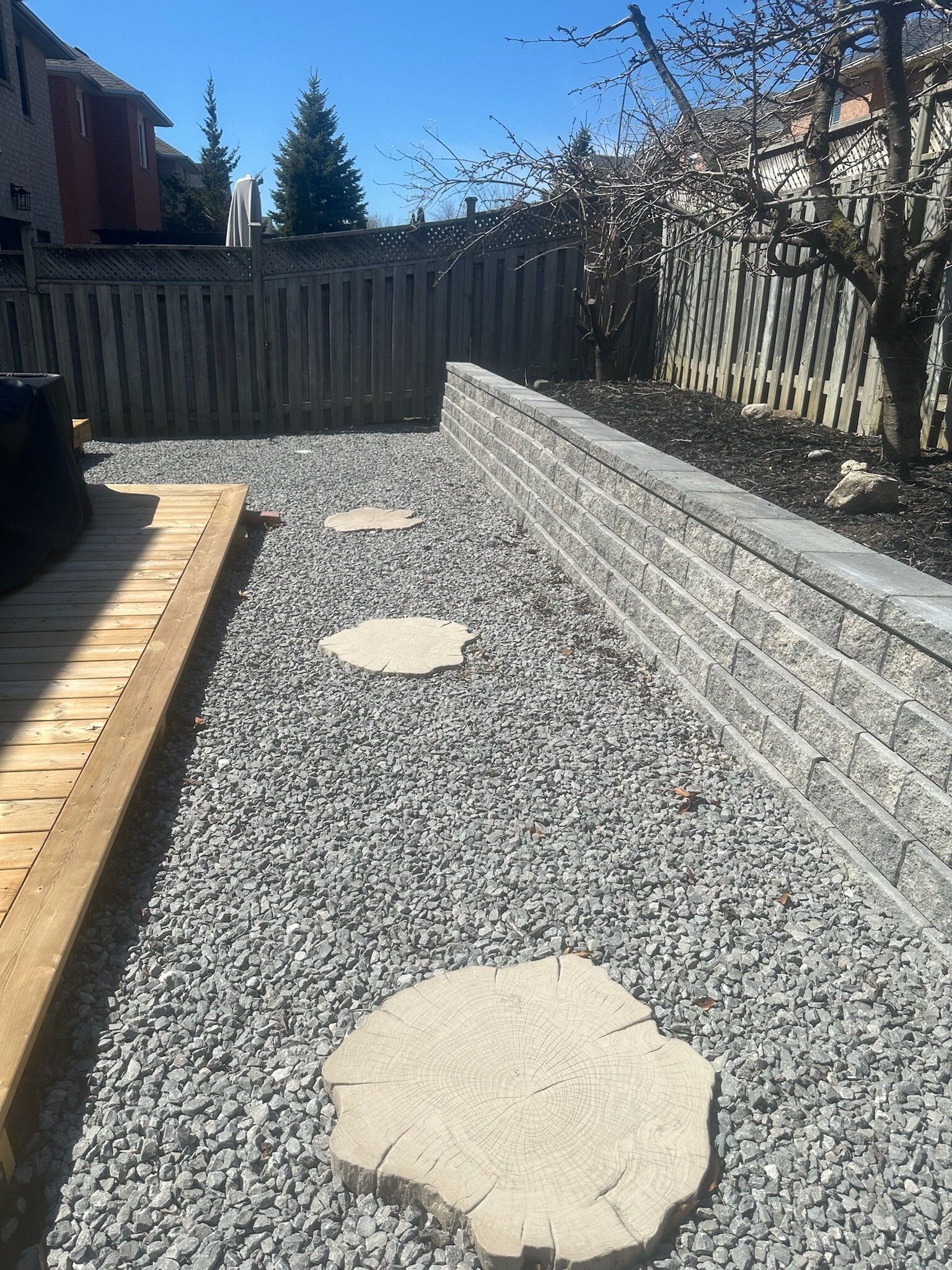 Hardscaping project