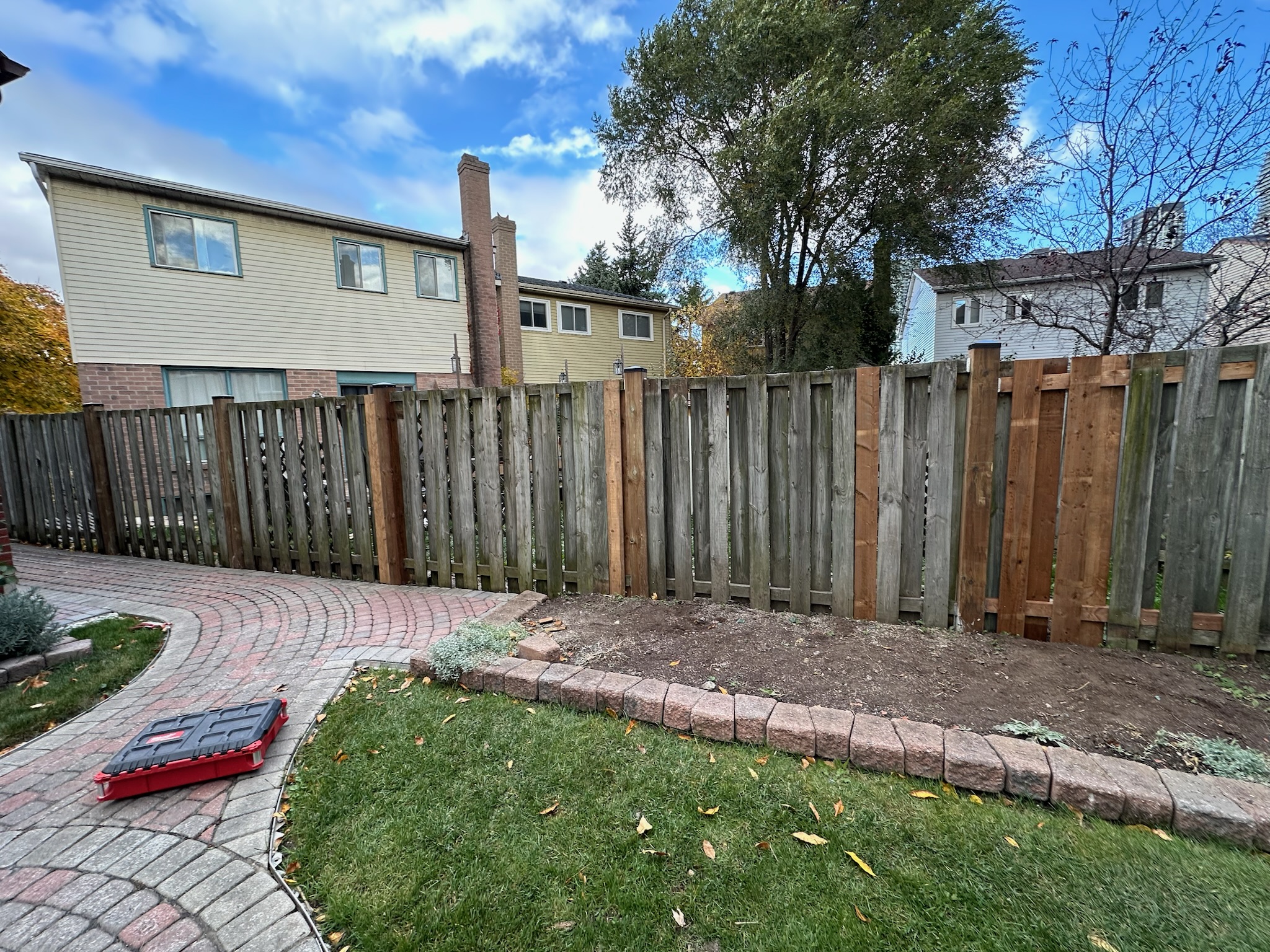 Hardscaping project