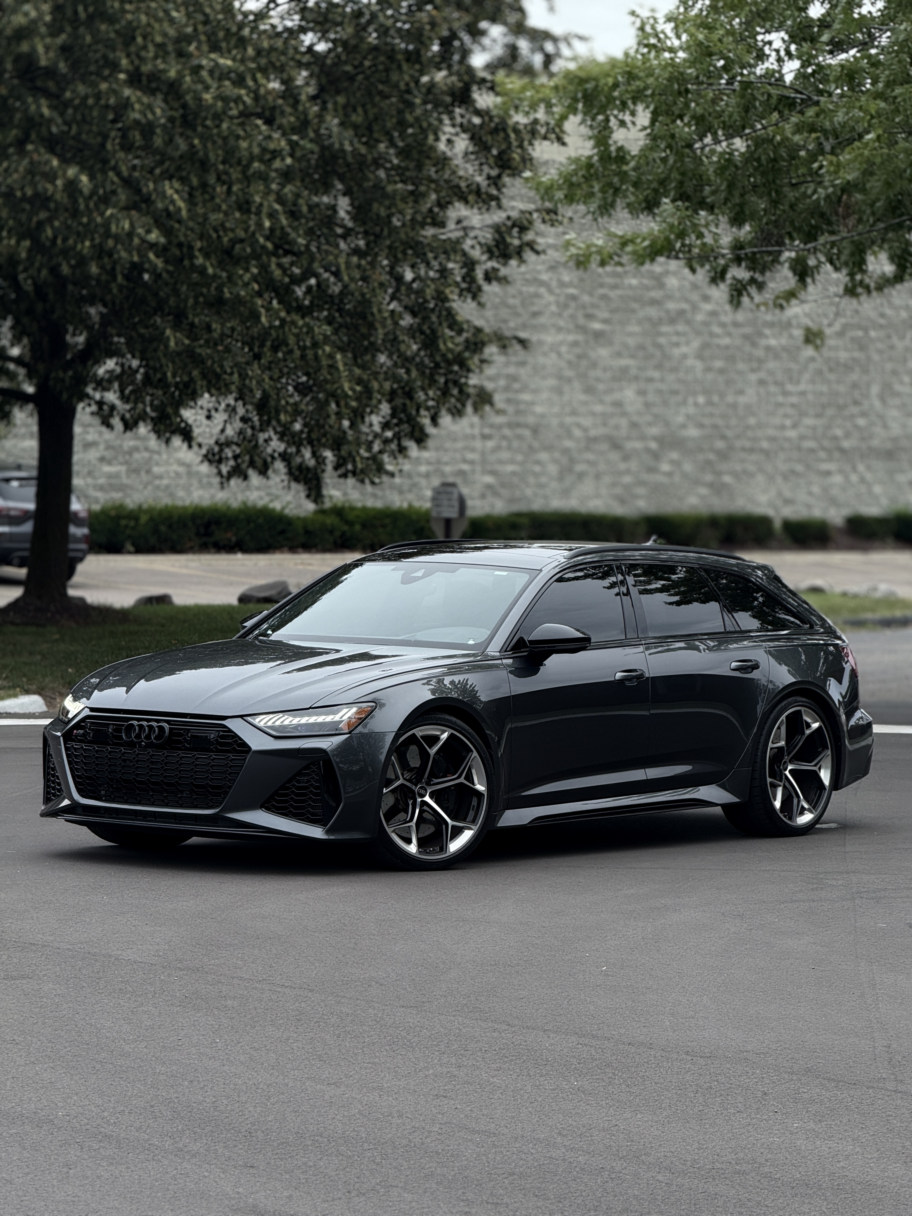 Grey Audi RS 6 Avant at Elevate Automotive in Novi