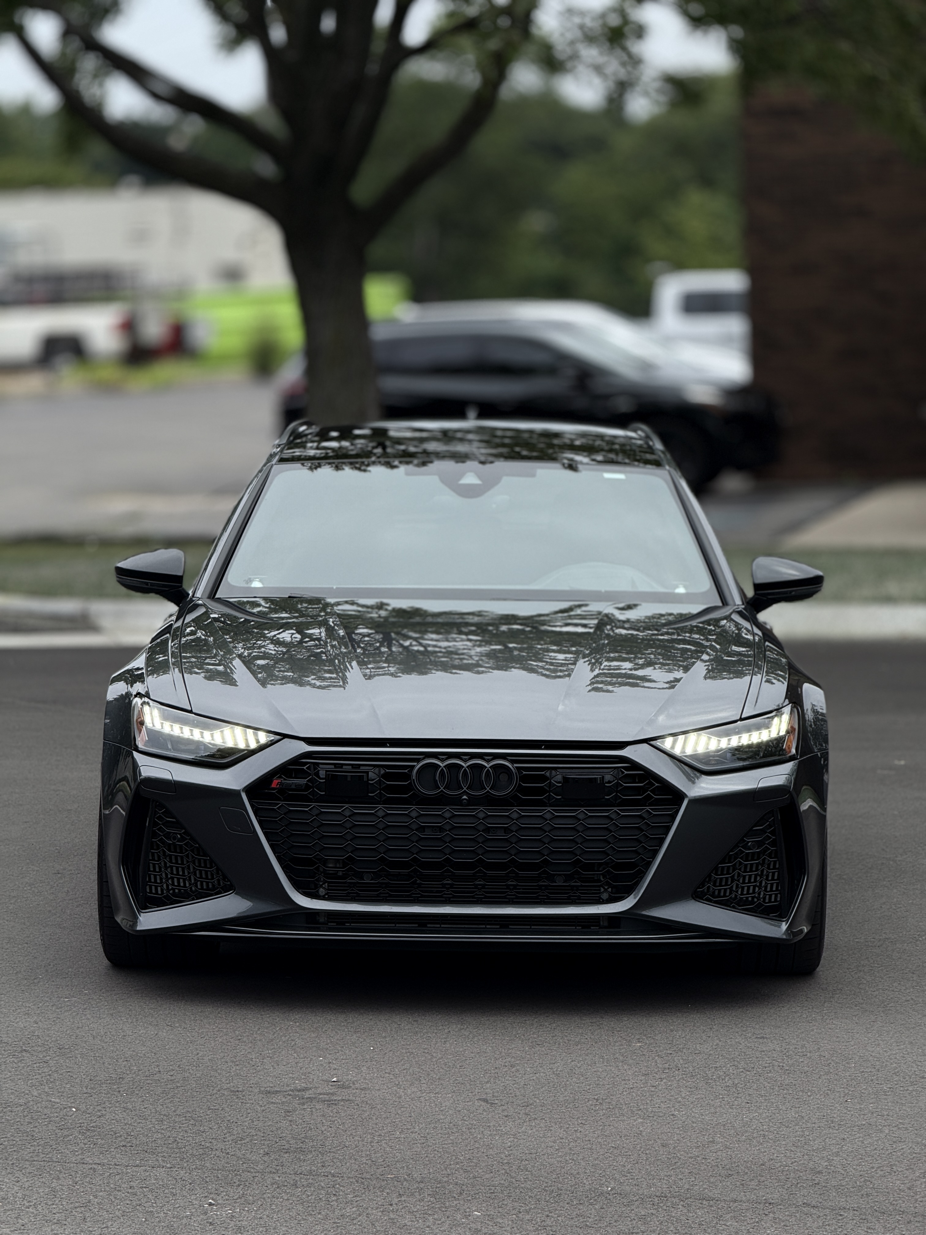 Grey Audi RS 7 at Elevate Automotive in Novi