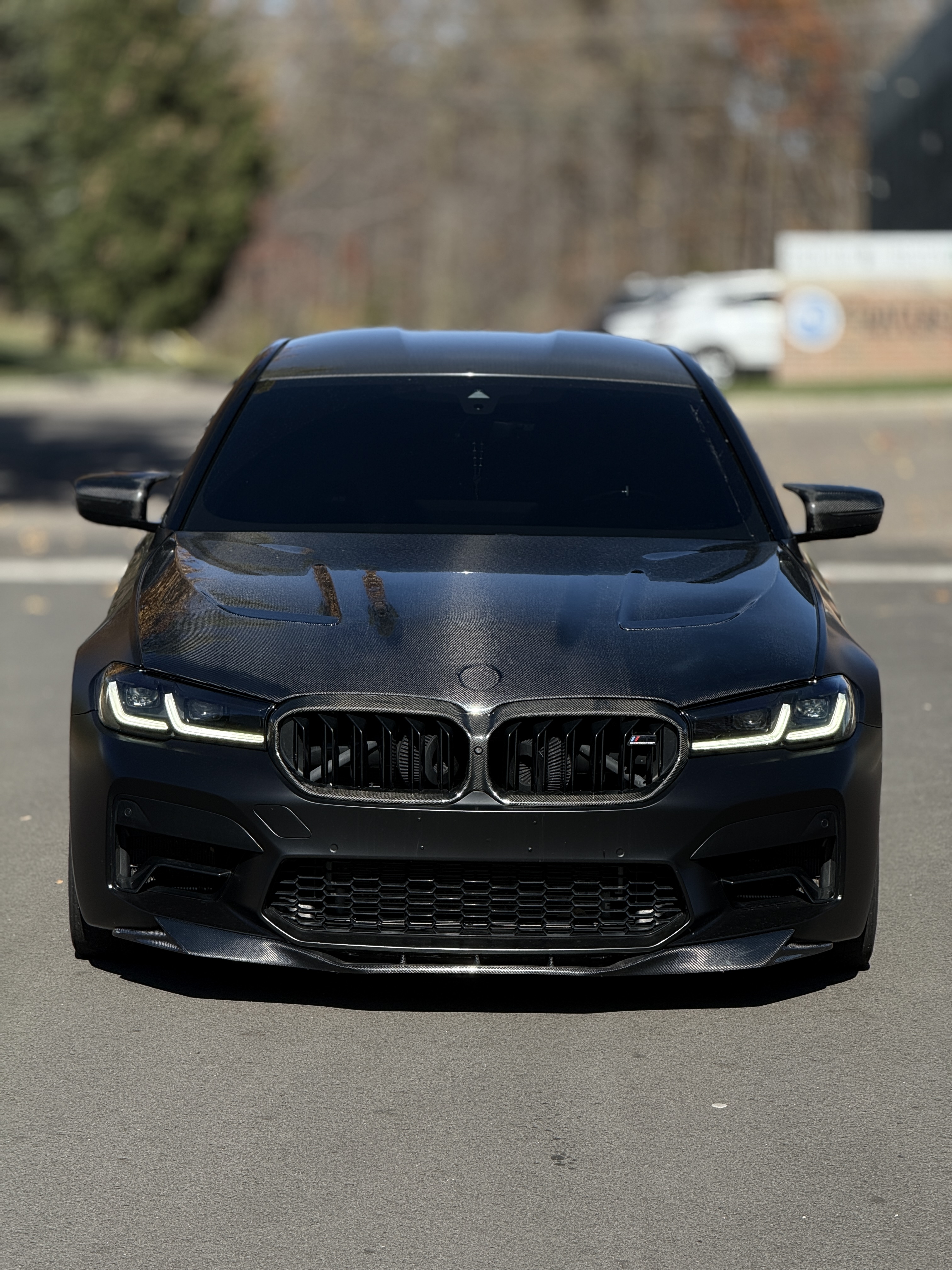 BMW M5 Competition with window tint by Elevate Automotive in Novi