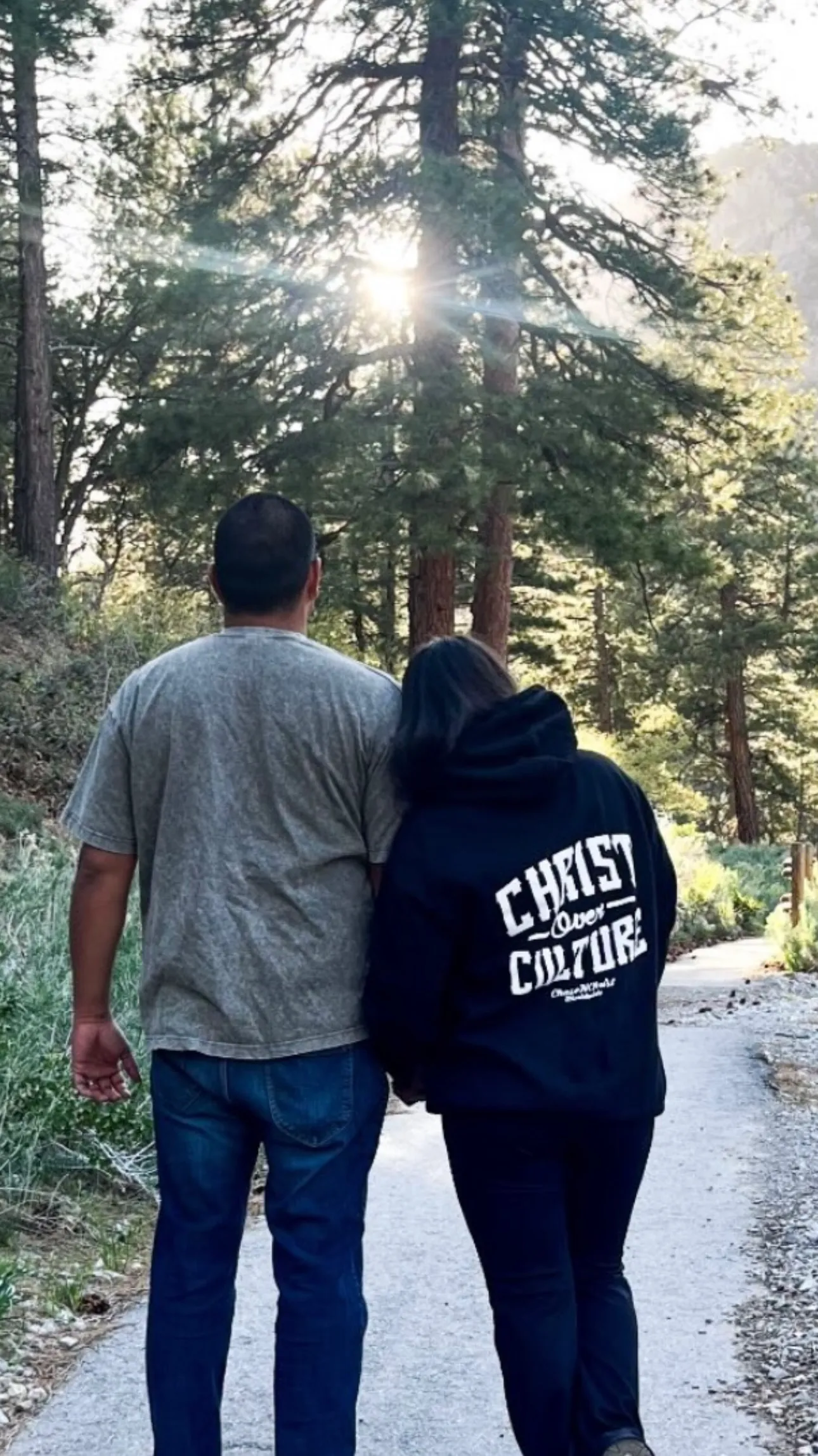 Editorial portrait in Christ Over Culture apparel