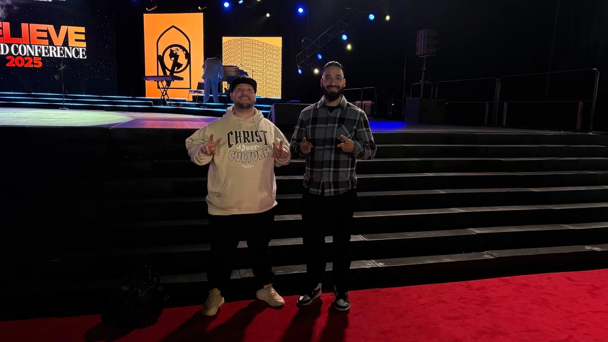 Community member in ChaseNChrist streetwear