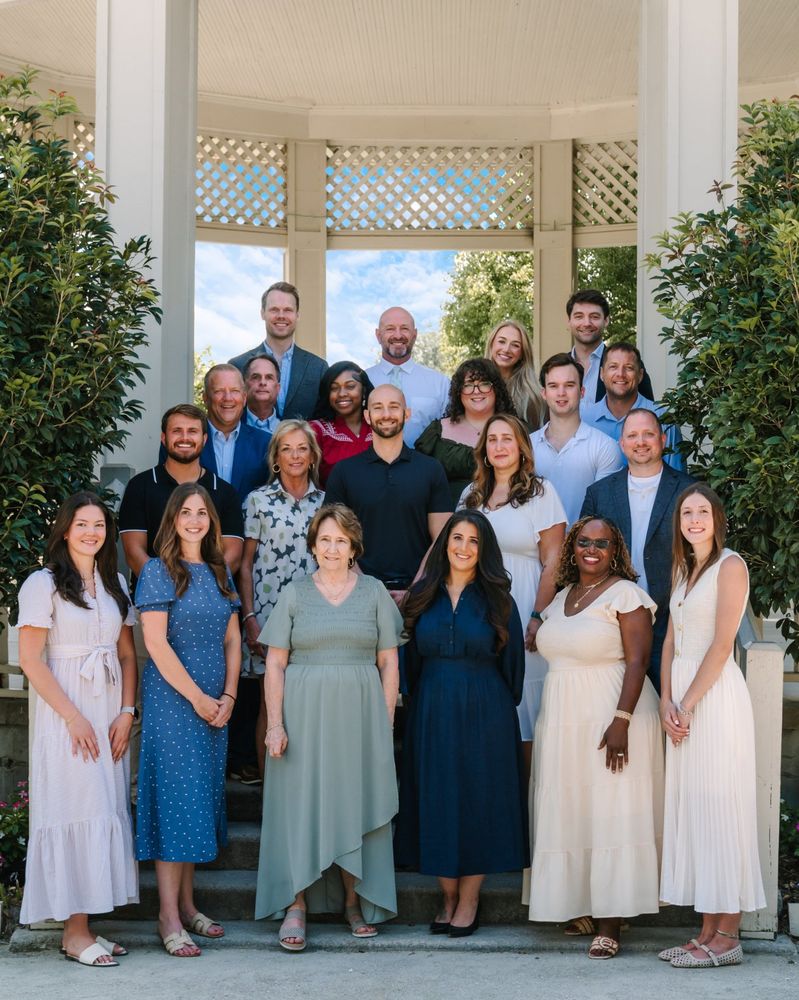 The Ludify Group team gathered in a Charleston garden
