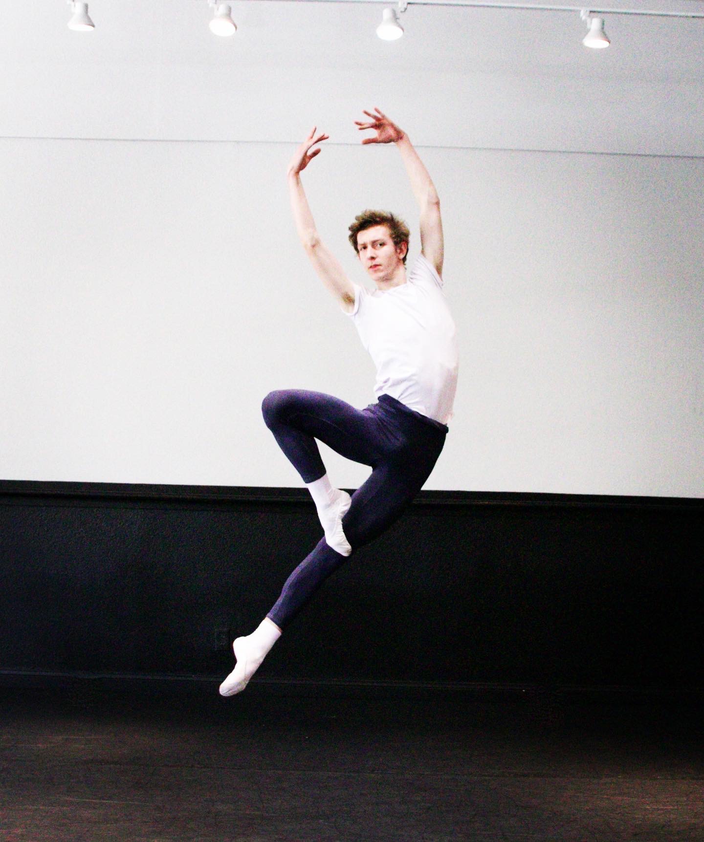 Adult dancer in class