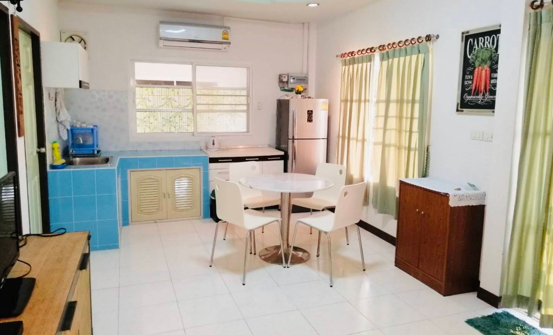 Family overwater cottage at Baan Muk Talay with extra beds