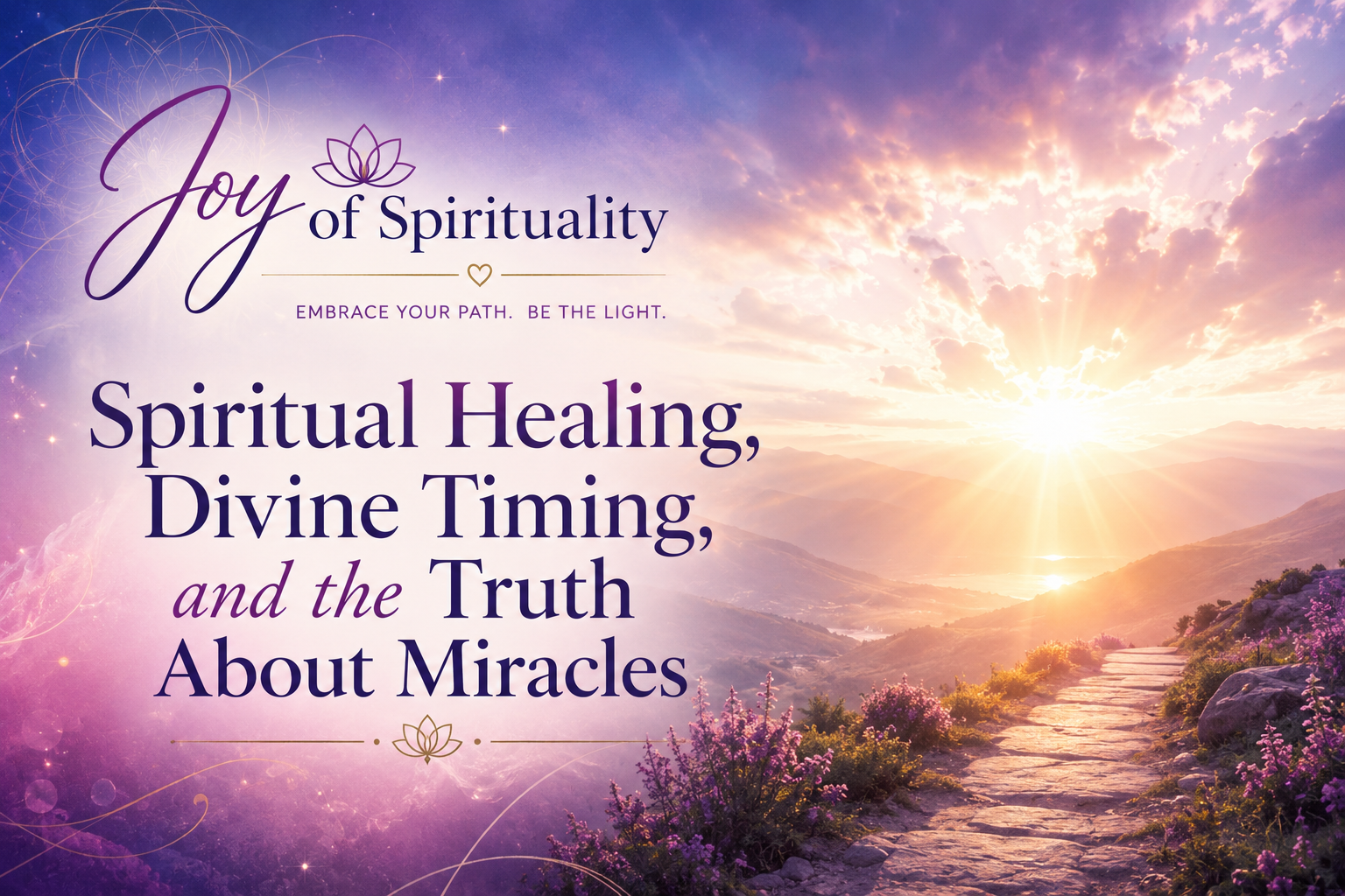 Spiritual Healing, Divine Timing, and the Truth About Miracles