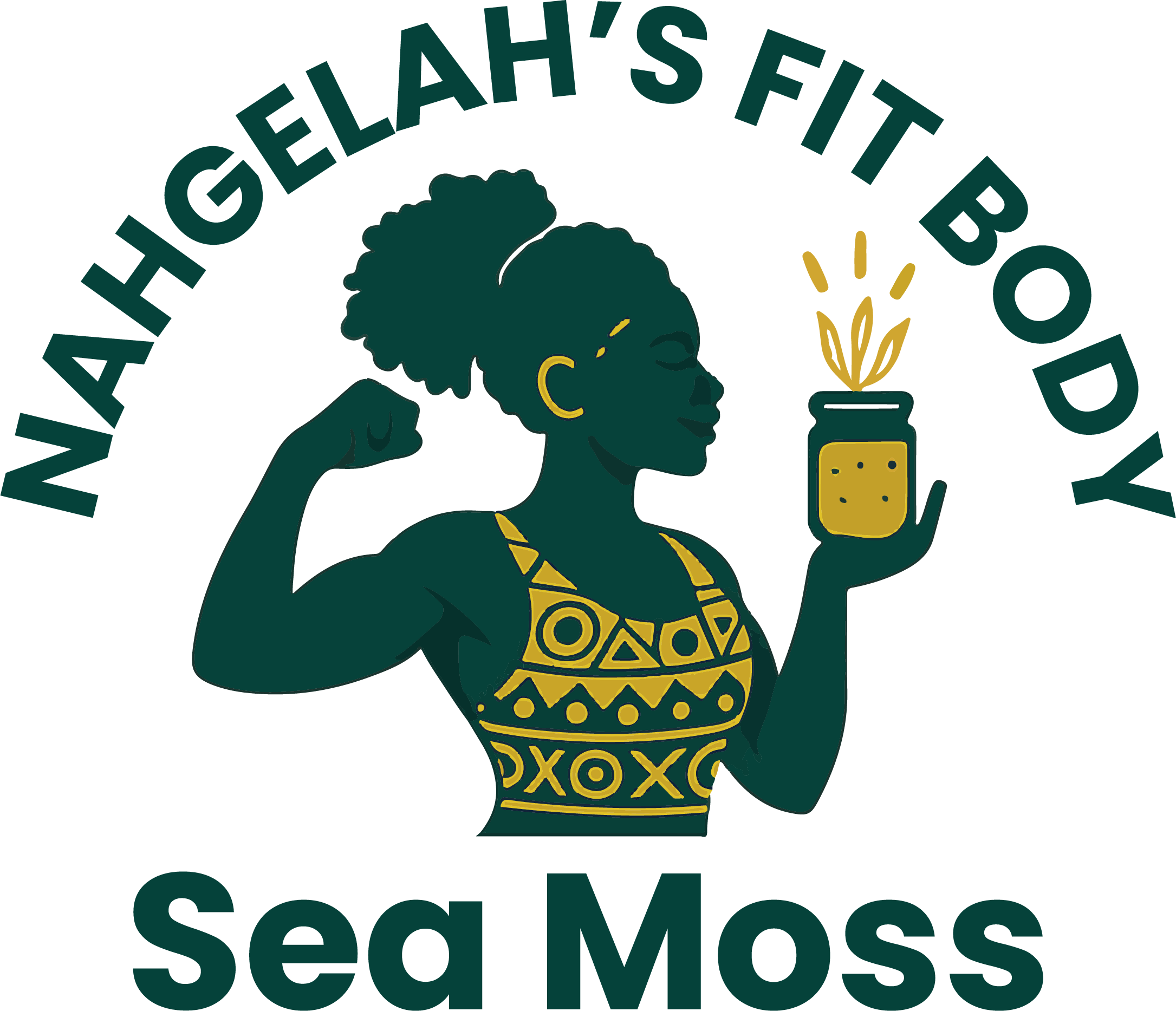Nahgela's Fit Body Sea Moss logo