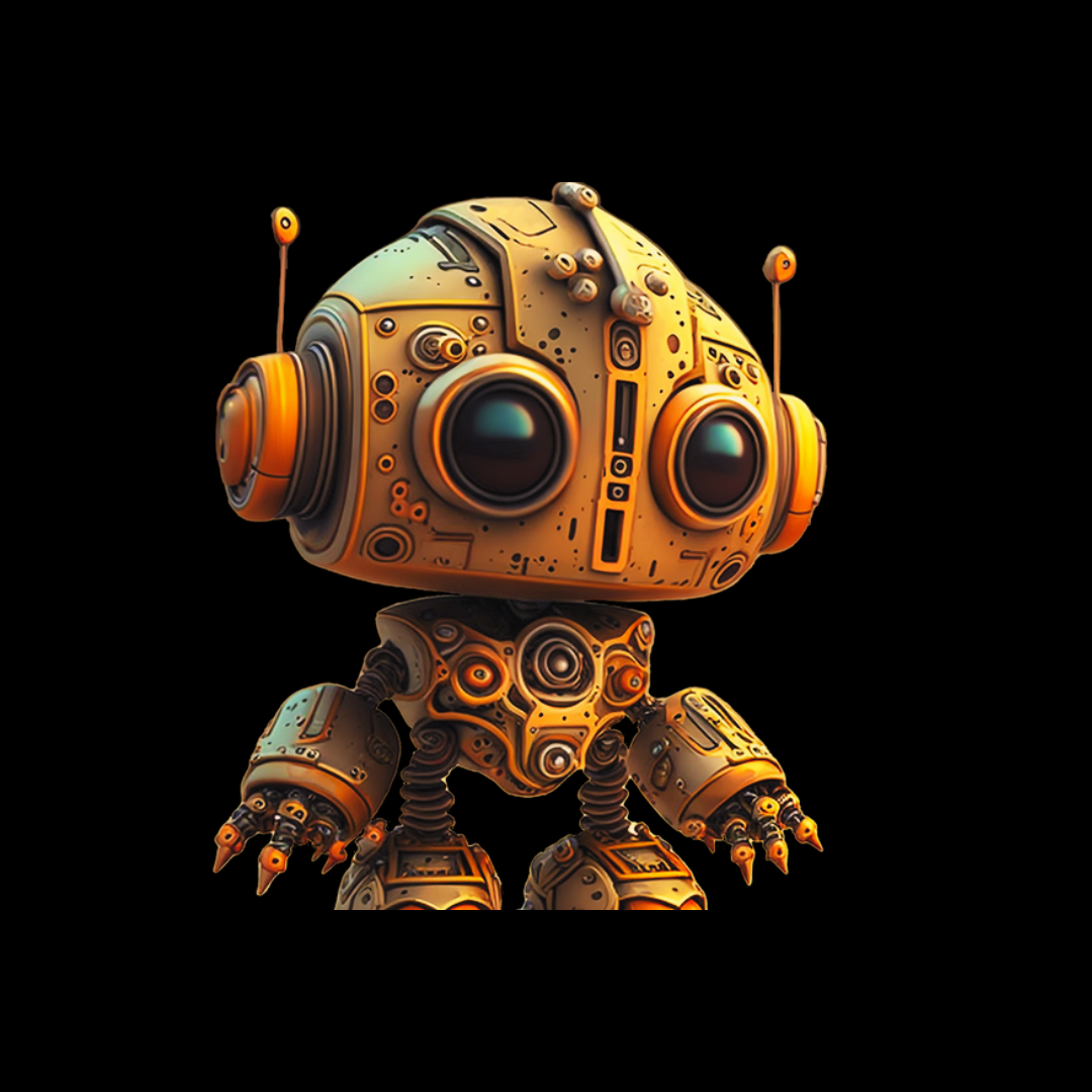 Static gold robot