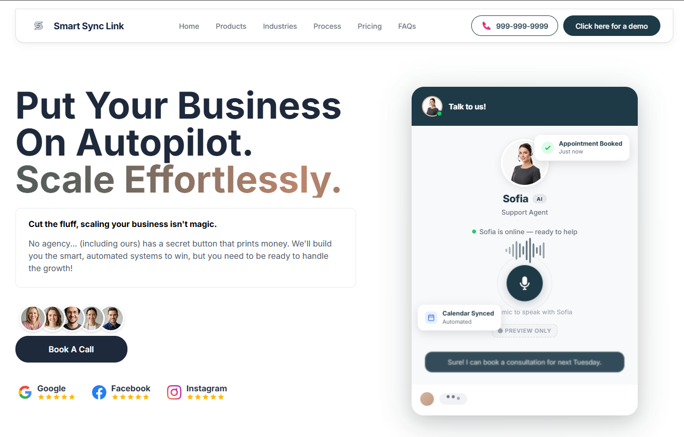 Smart SyncLink Website