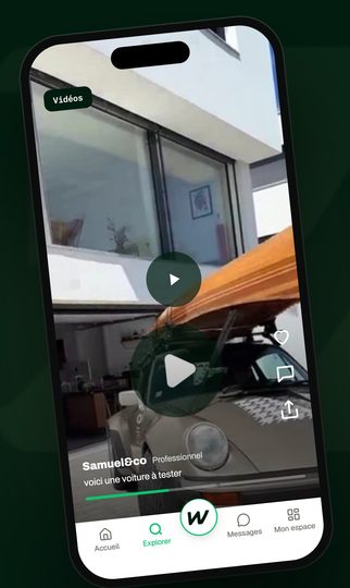 Vidéo d'un véhicule publiée sur Woto