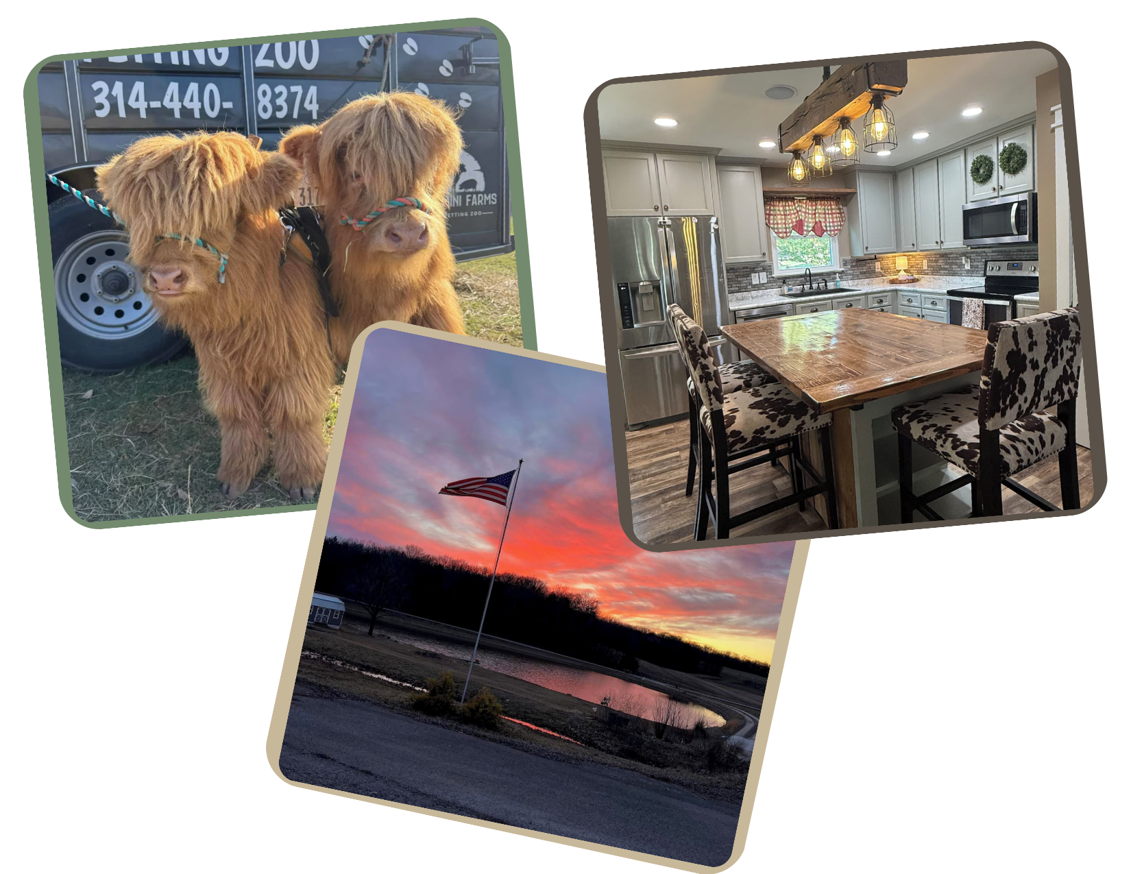 Highland Cottage in New Haven, Missouri at Meyer Mini Farms