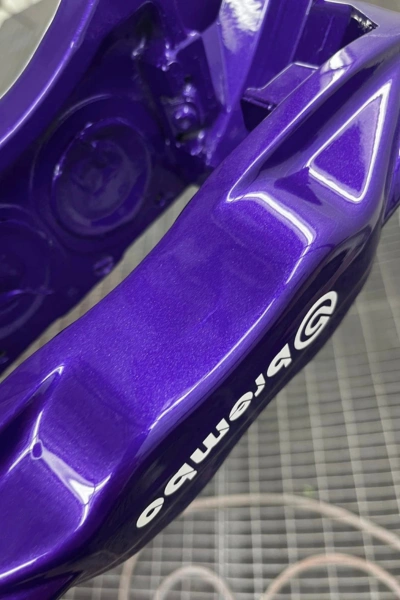 Fresh automotive paint finish applied by Auckland car painting specialists