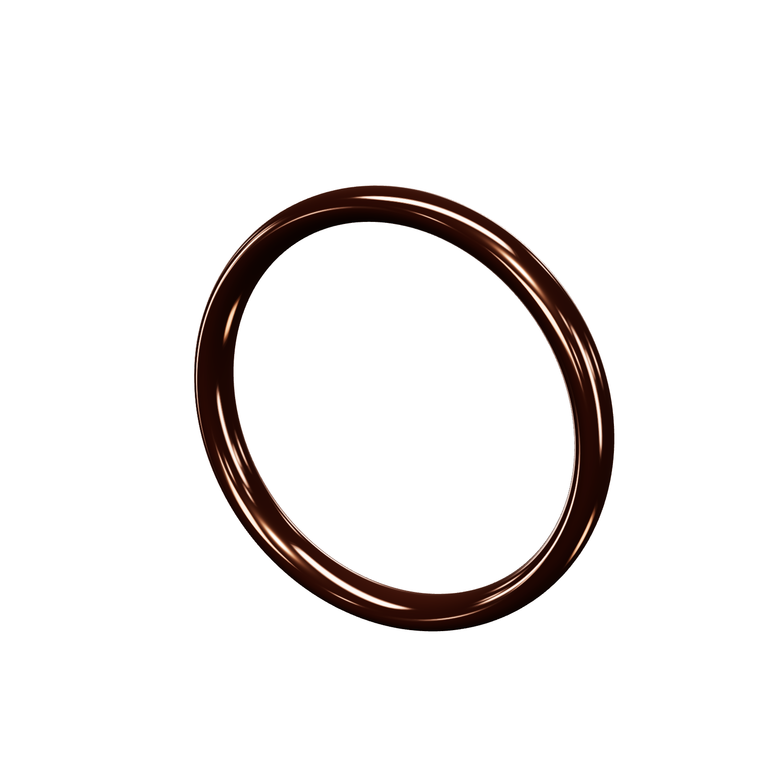 Ring band, rose gold