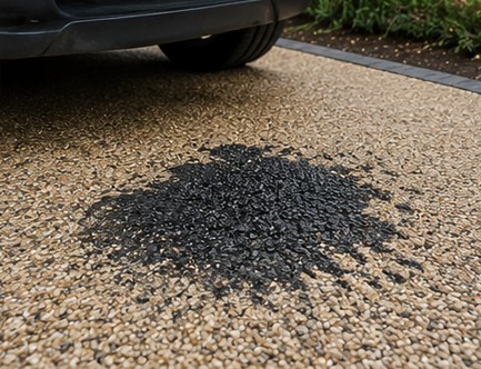 Oil spills and grease stains Oil spills and grease stains