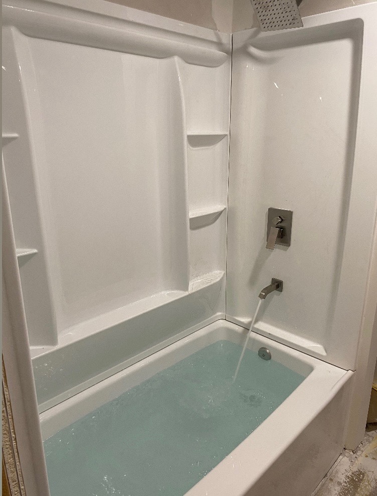 After — Completed bathroom remodel by Roll In Roll Out in Rochester NY