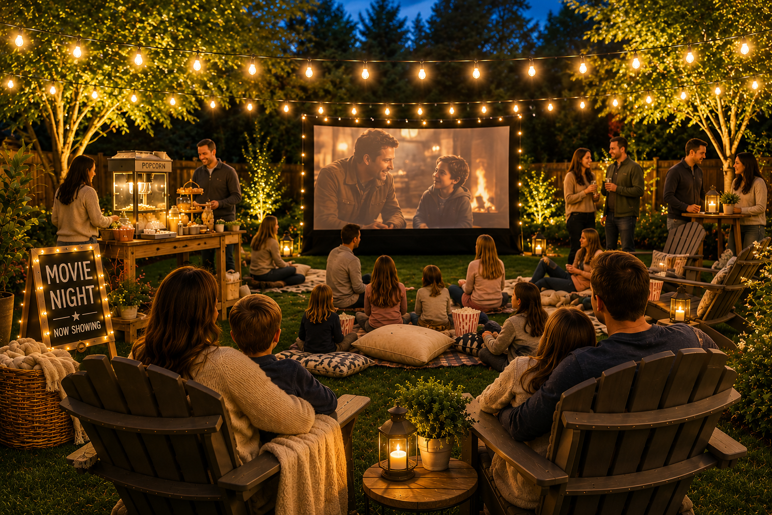Backyard Party Setup