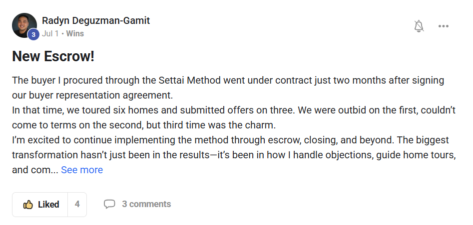 Luxury Agent Strategy client testimonial 4