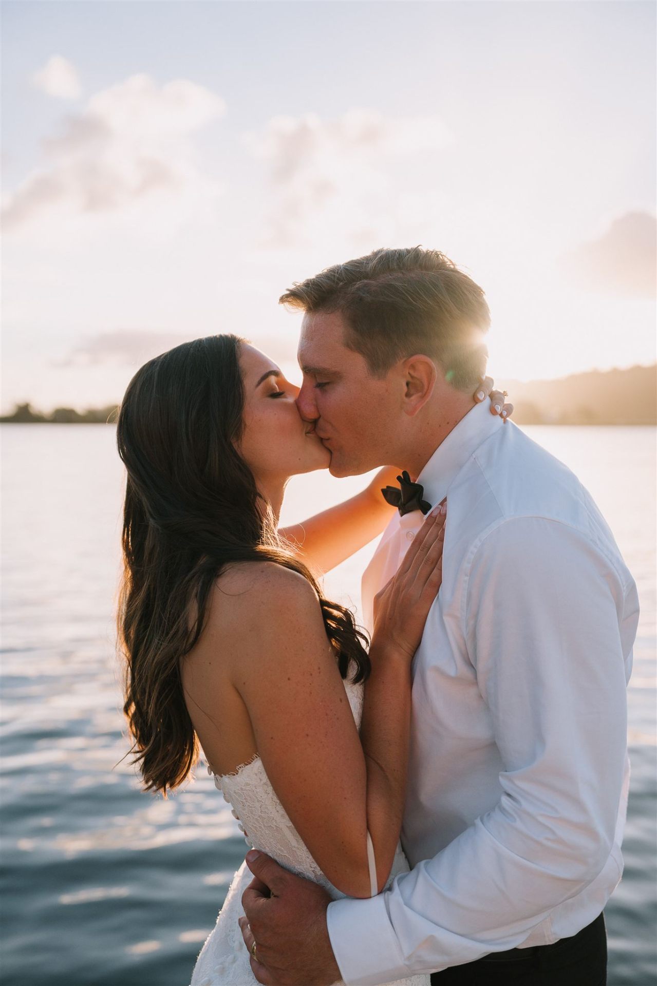 Candid wedding moment