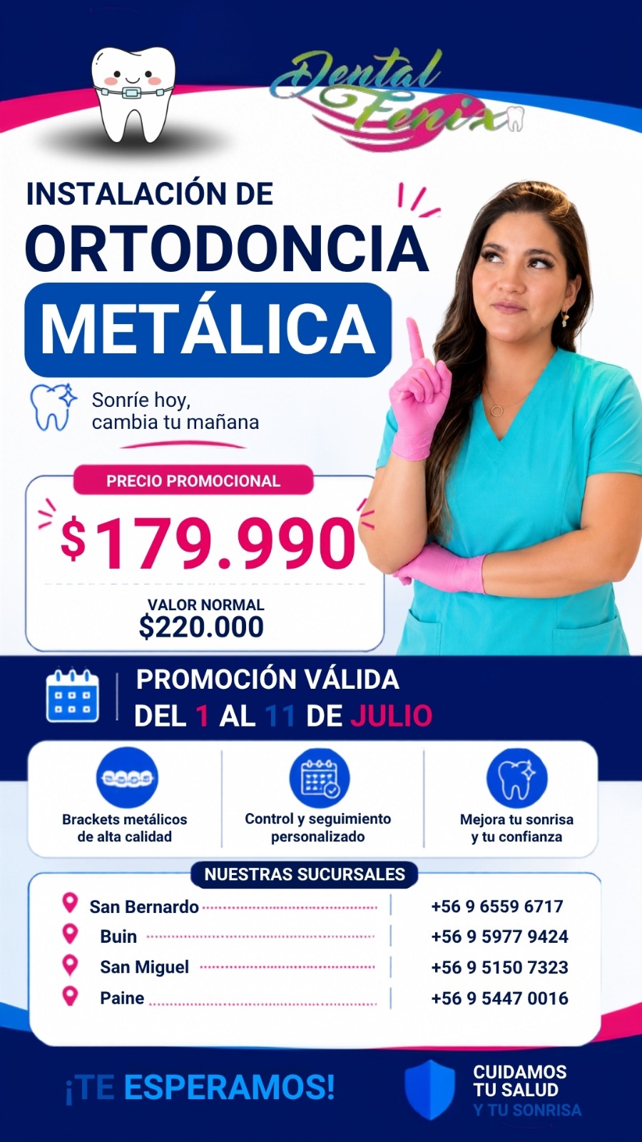 Promoción especial hasta el 11 de julio en Clínica Dental Fénix