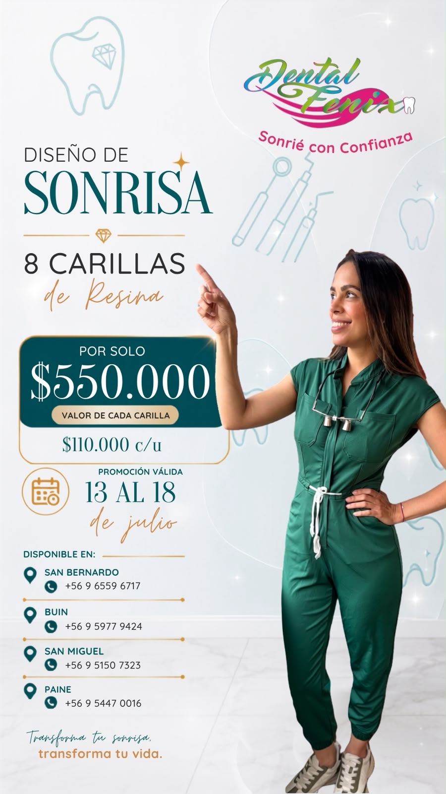 Promoción especial hasta el 18 de julio en Clínica Dental Fénix