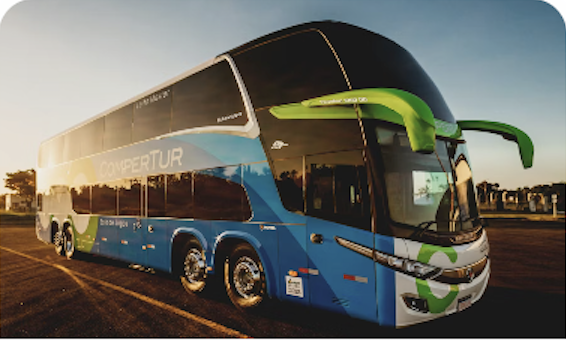 Coach bus on highway
