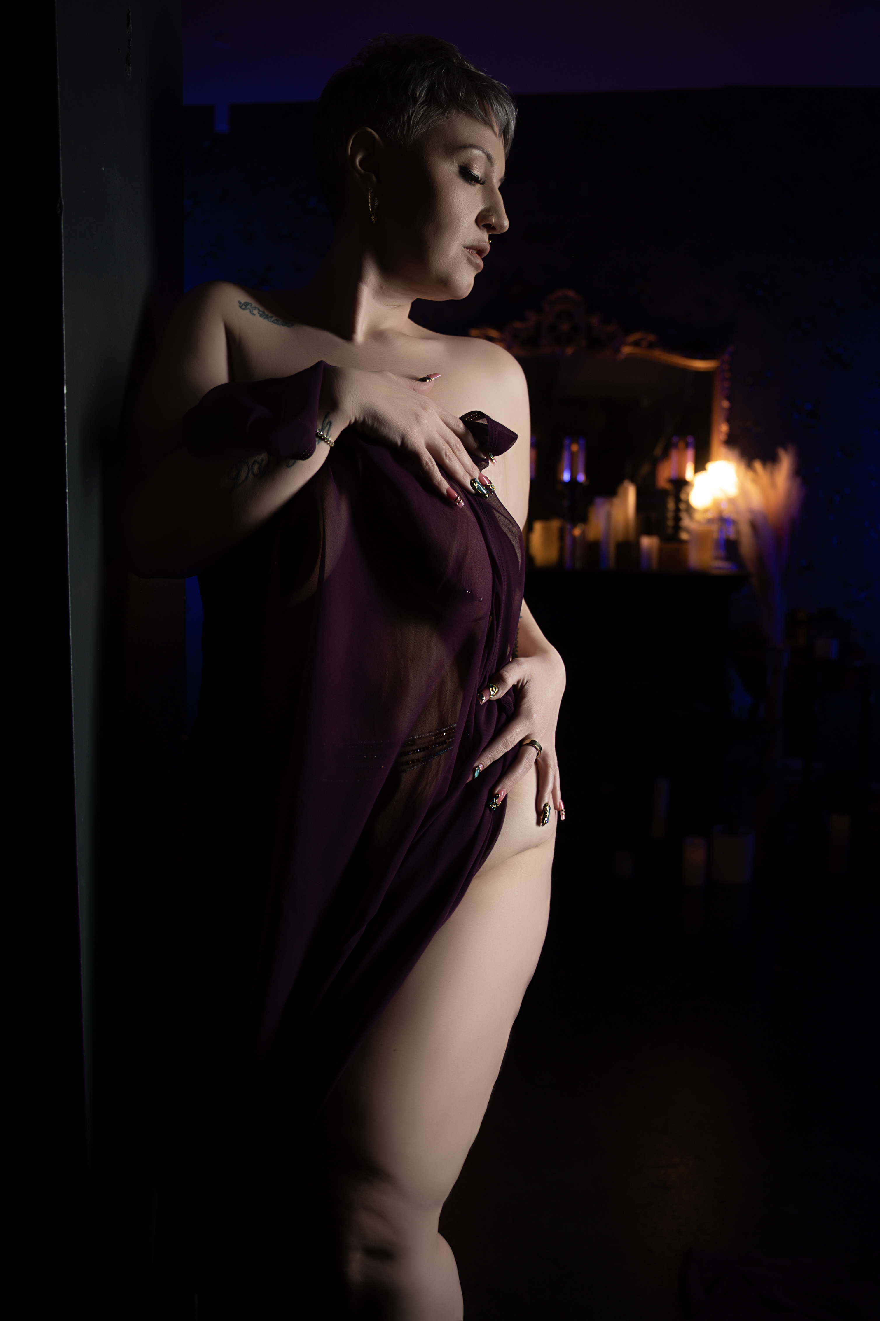 Luxury boudoir portrait