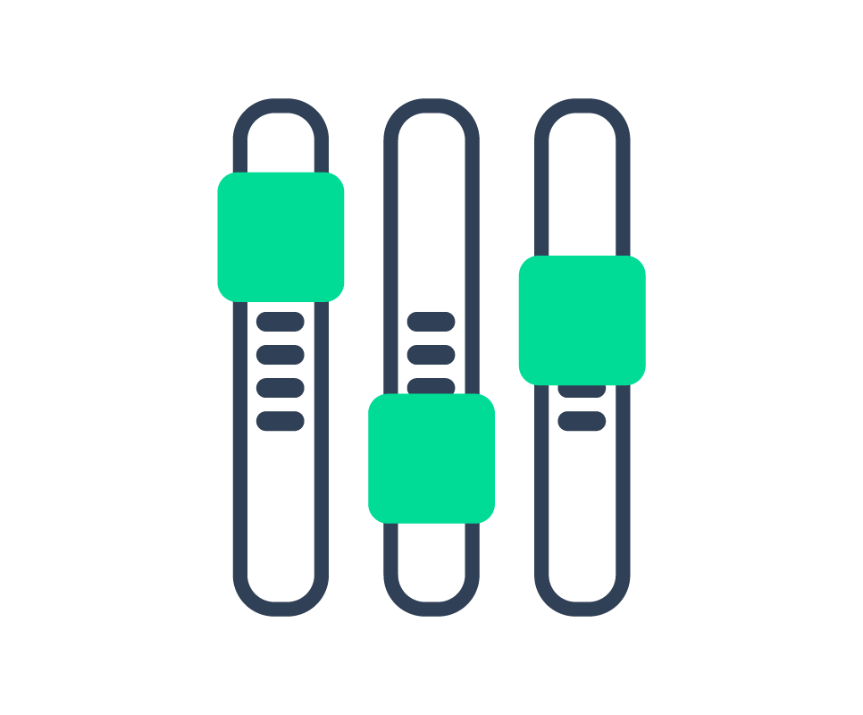 Simplified dashboard graphic representing clear data translation.