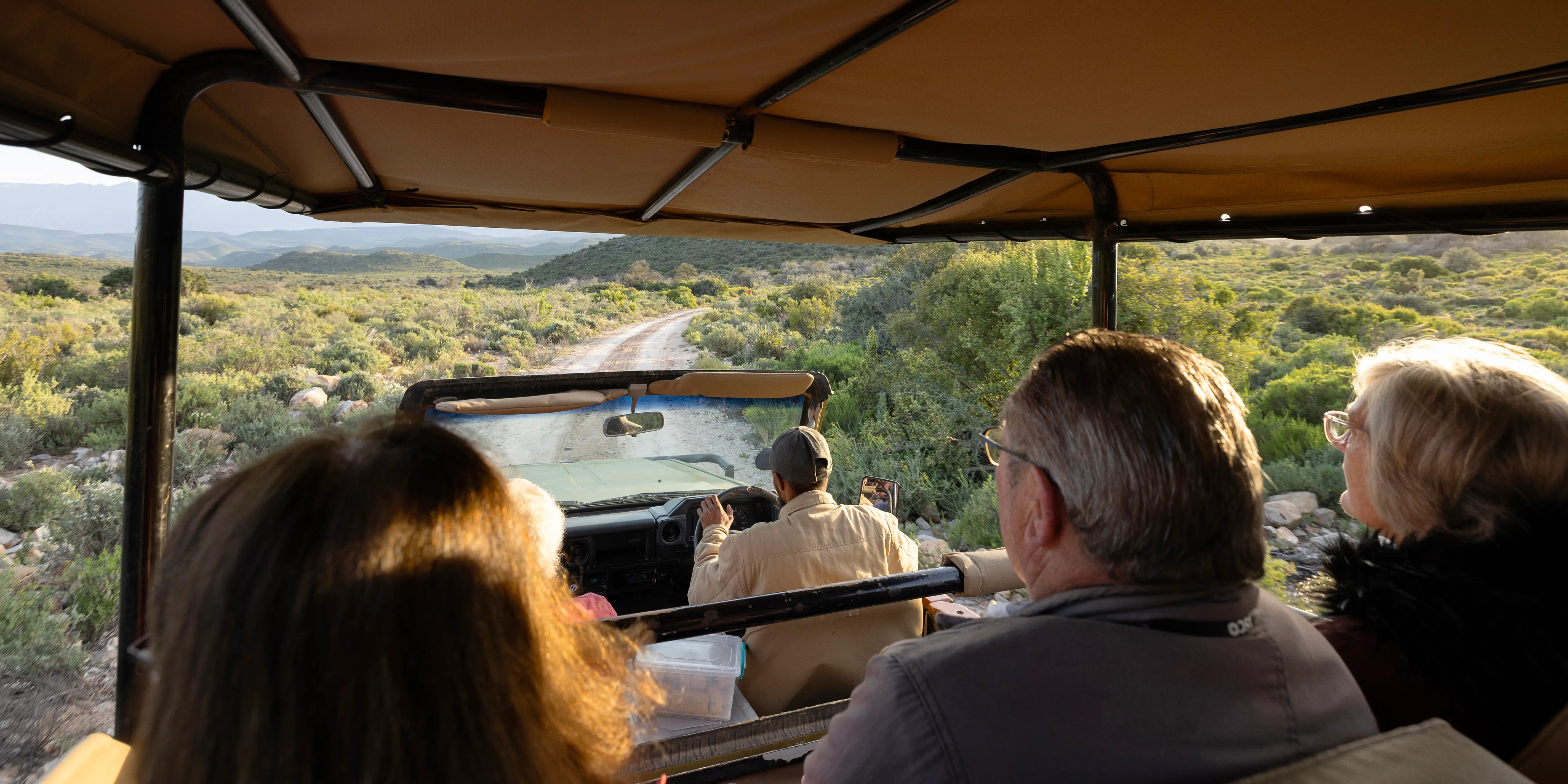 Game drive through the Rooiberg Wild reserve