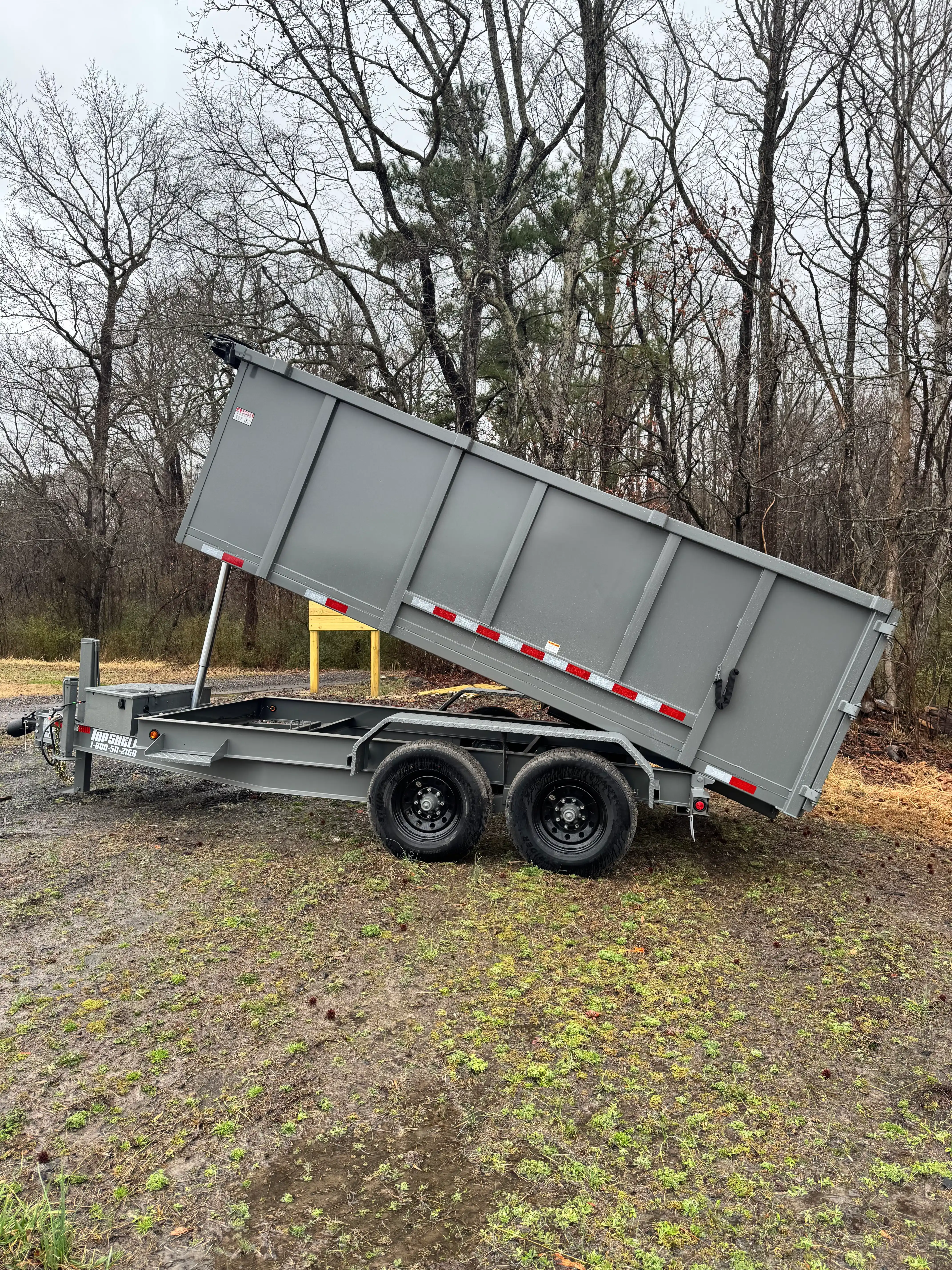 Topshelf Dump Trailer rental at Triple Trailer Rentals in Elizabeth City, NC