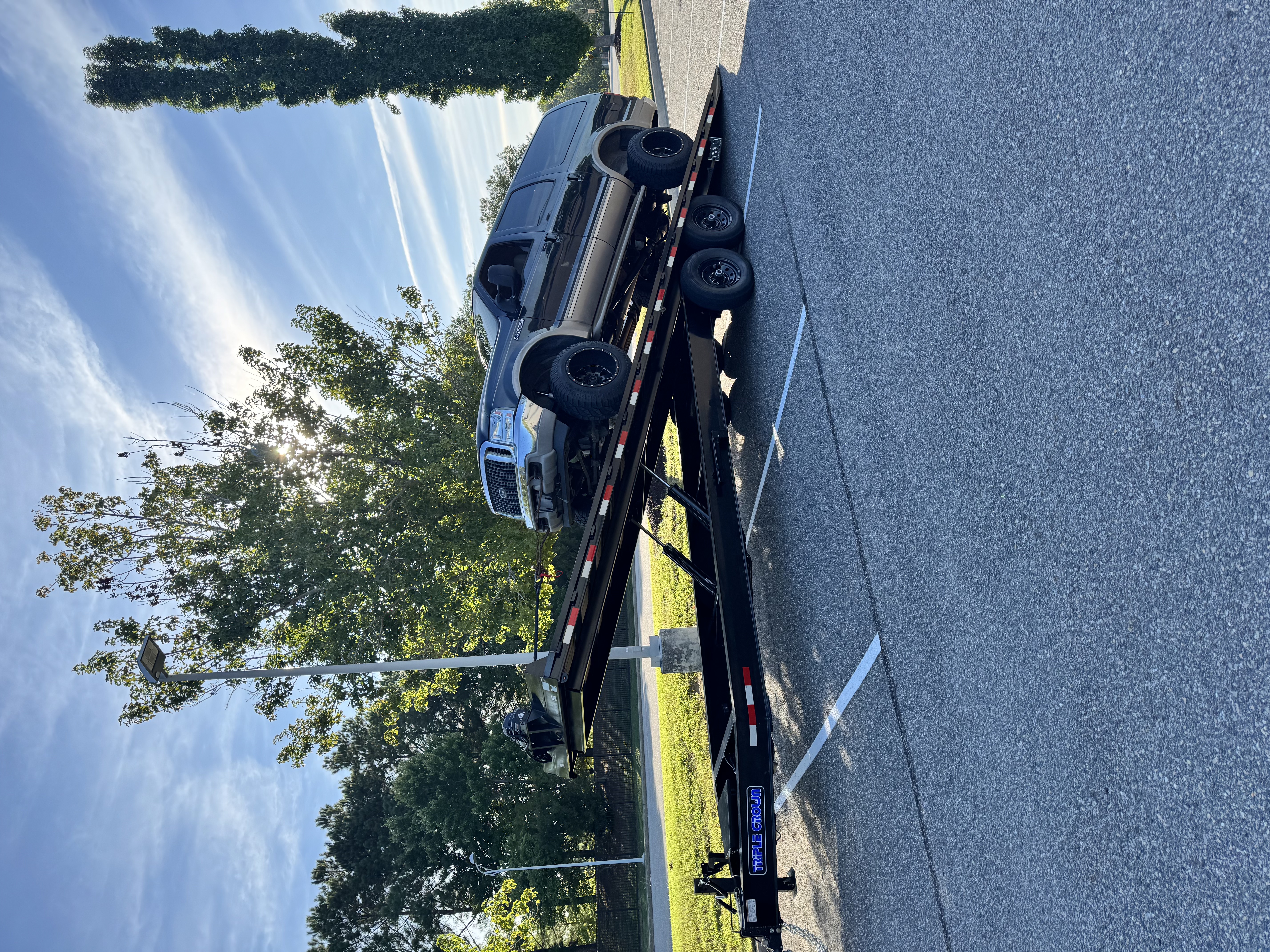 26 ft Tilt Deck trailer rental at Triple Trailer Rentals in Elizabeth City, NC